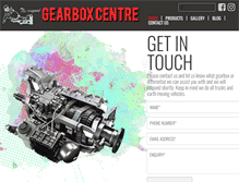 Tablet Screenshot of gearboxcentre.co.za